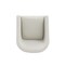 Manhattan Comfort Anna Round Faux Leather Dining Chair in Light Stone Grey - Set of 2 2-DC059AR-ST - alternate 3